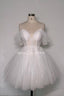 LWD - Mini Dress 8 Criss Cross Pearl and Lace