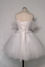 LWD - Mini Dress 8 Criss Cross Pearl and Lace