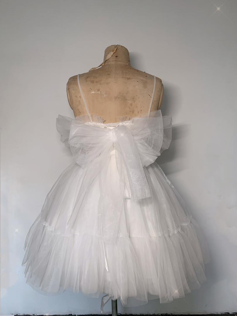 LWD - Mini Dress 5 Pearl and Exposed Corset