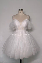LWD - Mini Dress 8 Criss Cross Pearl and Lace
